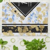 Linge De Cuisine Élégant 18ème anniversaire de porcelaine (Plié)