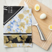 Linge De Cuisine Élégant 18ème anniversaire de porcelaine (Quart Plié)