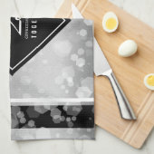 Linge De Cuisine Élégant 25e anniversaire de Mariage d'argent (Quart Plié)