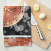 Linge De Cuisine Élégant 8ème 32ème anniversaire de Mariage de bron (Quart Plié)