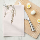 Linge De Cuisine Elégant bouquet de fleurs avec Dreamcatcher (Quart Plié)