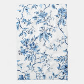 Linge De Cuisine Elegant Delft Blue et White Floral (Vertical)