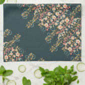 Linge De Cuisine Élégant Design Joli Modèle Floral (Plié)