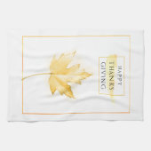 Linge De Cuisine Elégant et tendance Golden Thanksgiving (Horizontal)