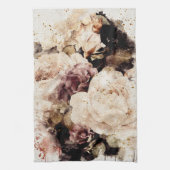 Linge De Cuisine Élégant floral (Vertical)