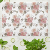 Linge De Cuisine Élégant floral (Plié)