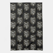 Linge De Cuisine Elegant Floral "Don't Give Up!" Motivational  (Vertical)