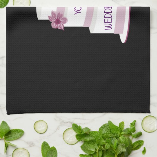 Linge De Cuisine Élégant gâteau de mariage (Plié)