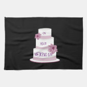 Linge De Cuisine Élégant gâteau de mariage (Horizontal)