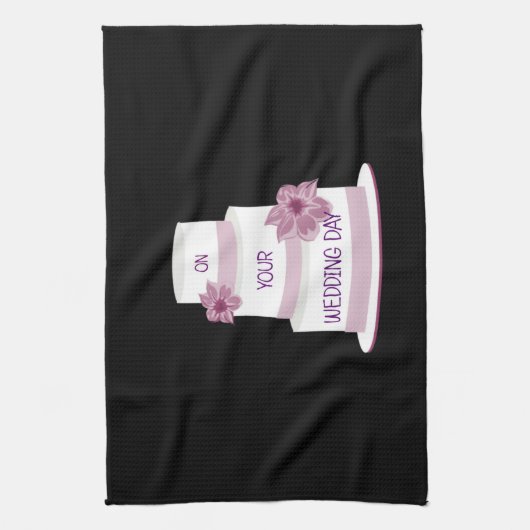 Linge De Cuisine Élégant gâteau de mariage (Vertical)