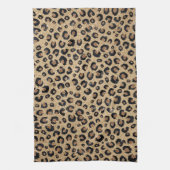 Linge De Cuisine Elegant Gold Glitter Black Leopard (Vertical)
