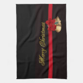 Linge De Cuisine Élégant Joyeux Noël (Vertical)