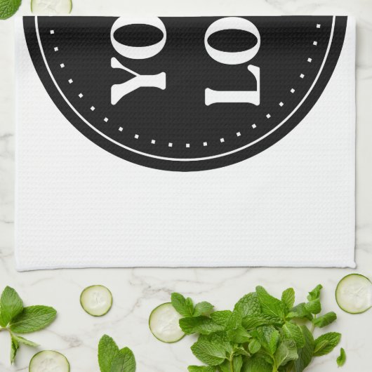 Linge De Cuisine élégant, moderne, raffiné et éditable. (Plié)