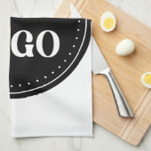 Linge De Cuisine élégant, moderne, raffiné et éditable. (Quart Plié)
