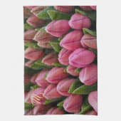 Linge De Cuisine Élégant Monogramme Floral (Vertical)