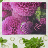 Linge De Cuisine Élégant Monogramme Floral (Plié)