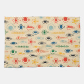 Linge De Cuisine Élégant Noël rétro (Horizontal)