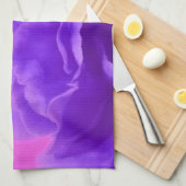 Linge De Cuisine Elegant Purple Raspberry Floral (Quart Plié)