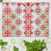 Linge De Cuisine Elegant Red Mandala Geometric Bedroom & Home Texti (Plié)