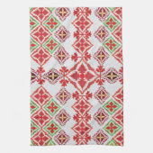 Linge De Cuisine Elegant Red Mandala Geometric Bedroom & Home Texti (Vertical)