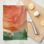 Linge De Cuisine Élégant Rose orange (Quart Plié)