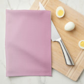 Linge De Cuisine Élégant script et rose modifiable (n'importe quell (Quart Plié)