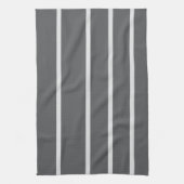 Linge De Cuisine Elégant thème Argent et Blanc (Vertical)