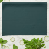 Linge De Cuisine élégant vert foncé (Plié)