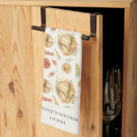 Linge De Cuisine Elégante aquarelle automne automne Turquie Thanksg<br><div class="desc">Une serviette de cuisine moderne et élégante,  rustique et gratineuse,  avec tarte citrouille peinte à la main,  sauce aux canneberges,  dinde cuite,  légumes,  plats traditionnels et éléments de table. Parfait comme cadeau pour maman,  tante,  soeur ou quelqu'un qui aime cuisiner pour Thanksgiving.</div>