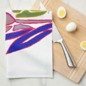 Linge De Cuisine Elégante aquarelle Rose Imprimer (Quart Plié)