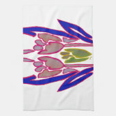 Linge De Cuisine Elégante aquarelle Rose Imprimer (Vertical)