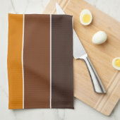 Linge De Cuisine Élégante Chaleur des couleurs d'automne Motif (Quart Plié)