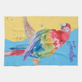 Linge De Cuisine Elégante couleur pastel pour perroquet macaw (Horizontal)