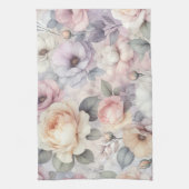 Linge De Cuisine Élégante floraison Rose (Vertical)