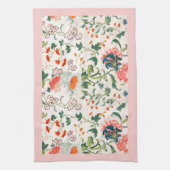 Linge De Cuisine Élégante floraison rose (Vertical)