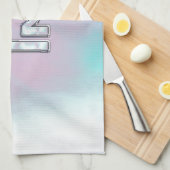 Linge De Cuisine Élégante Libra Zodiac signe Mère de Pearl Style (Quart Plié)