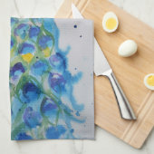 Linge De Cuisine Elégante Peacock Aquarelle Femmes couleurs pastel (Quart Plié)