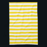 Linge De Cuisine Elégante Tendance Couleurs Jaune Blanc Grandes Mod<br><div class="desc">Elégant Trend Colors Yellow White Stripes Modèle Moderne Serviette De Cuisine Décorative.</div>