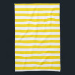 Linge De Cuisine Elégante Tendance Couleurs Jaune Blanc Grandes Mod<br><div class="desc">Elégant Trend Colors Yellow White Stripes Modèle Moderne Serviette De Cuisine Décorative.</div>