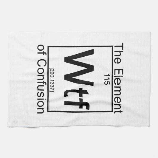 Linge De Cuisine Élément WTF (Horizontal)