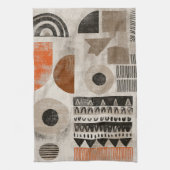 Linge De Cuisine éléments africains dans des couleurs atténuées (Vertical)