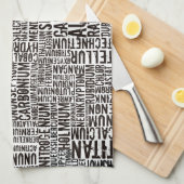 Linge De Cuisine Éléments chimiques (Quart Plié)