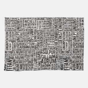 Linge De Cuisine Éléments chimiques