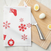 Linge De Cuisine Éléments de Noël (Quart Plié)