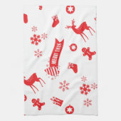 Linge De Cuisine Éléments de Noël (Vertical)