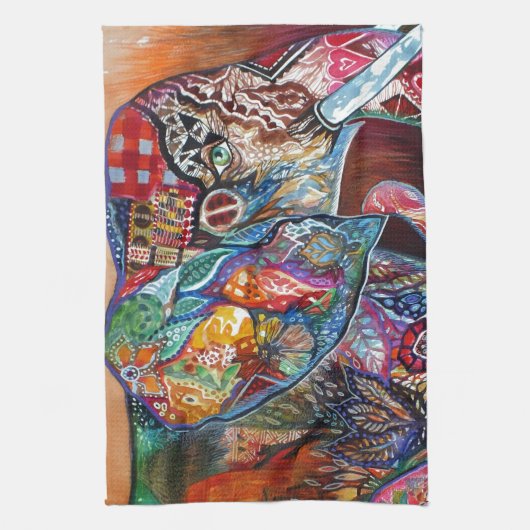 Linge De Cuisine Éléphant (Vertical)