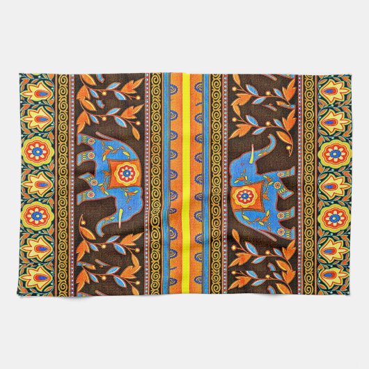 Linge De Cuisine Eléphant autochtone (Horizontal)