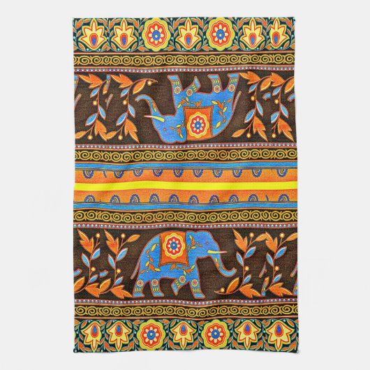 Linge De Cuisine Eléphant autochtone (Vertical)