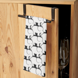 Linge De Cuisine Éléphant Blanc