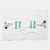 Linge De Cuisine Eléphant Crème glacée Floral Souris Cuisine Servie (Horizontal)